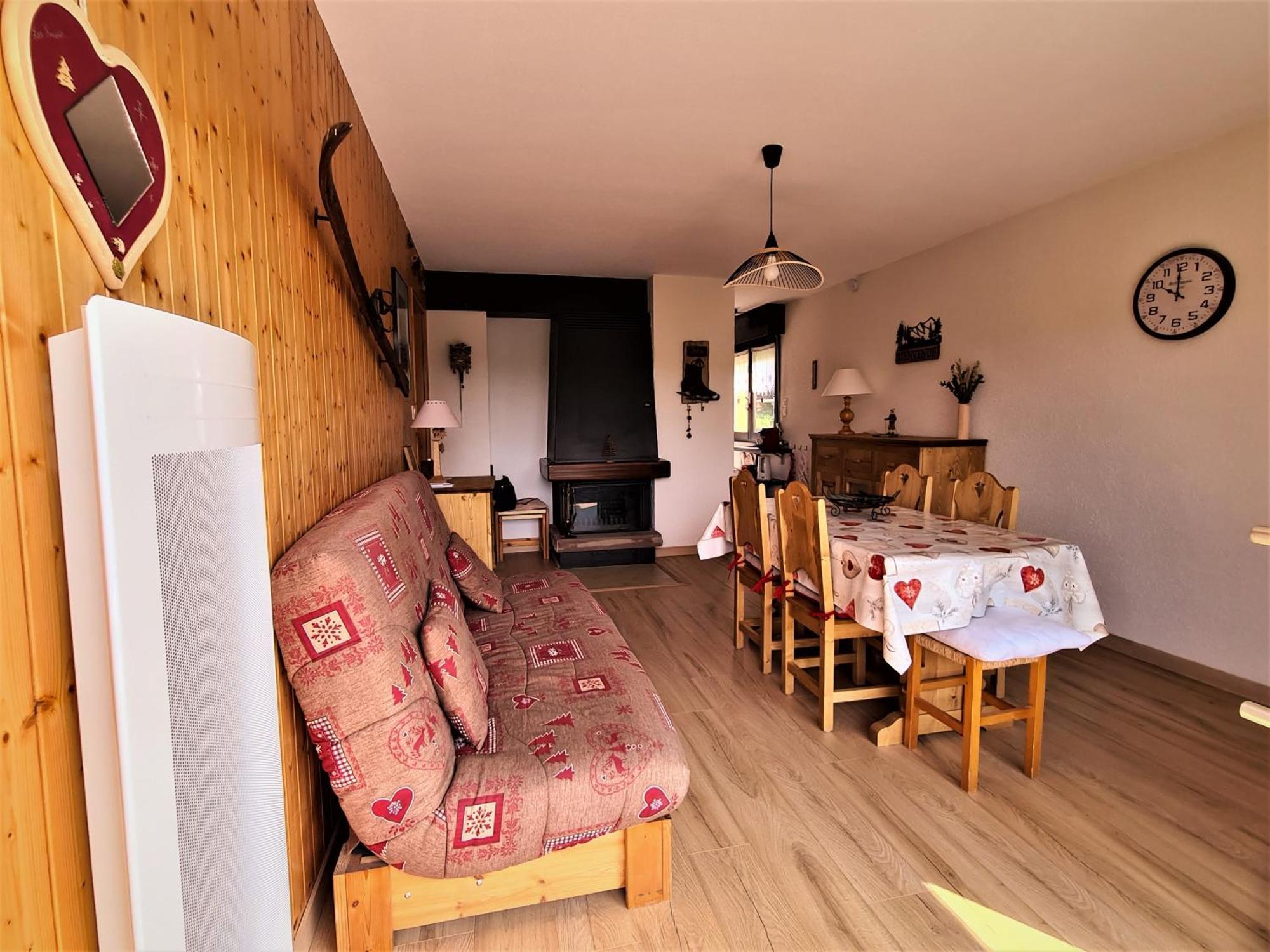 Charmant T2 De Montagne A La Station Des Rousses Avec Balcon Et Garage เลรูส ภายนอก รูปภาพ